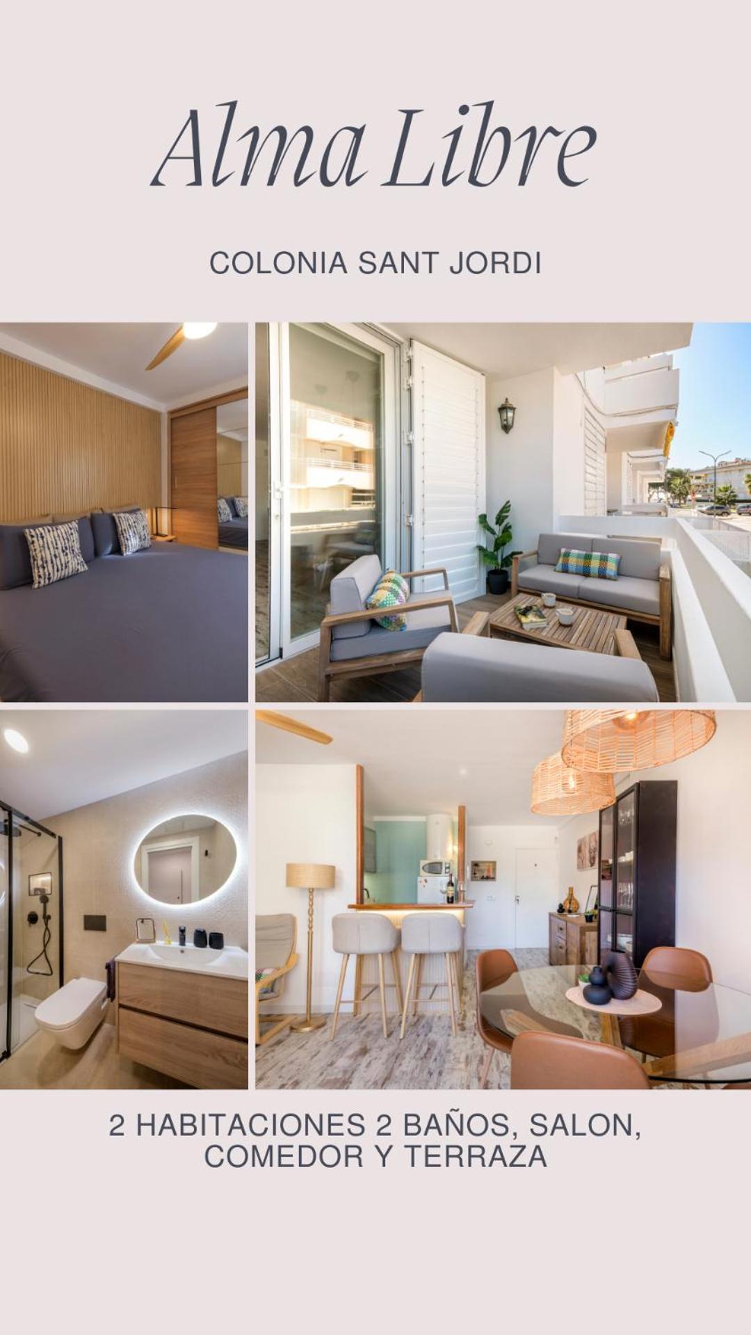Alma Libre Beach Apartment Colonia de Sant Jordi Extérieur photo